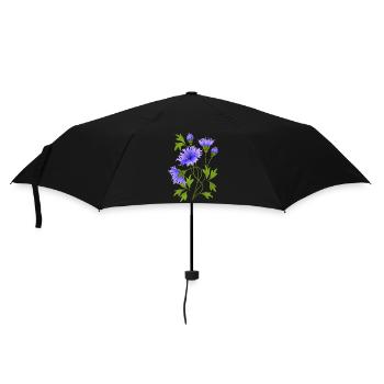 Flowers - Umbrella (small) - black - Front