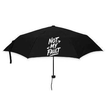 Mutiges Zitat zur persönlichen Verantwortung - Regenschirm (klein) - Schwarz - Vorne