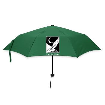 Lune Plume Géométrique - Parapluie standard - vert bouteille - Devant
