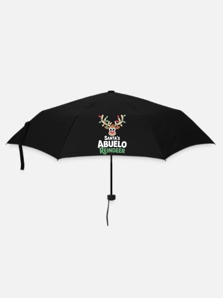 Santa's Abuelo Reindeer - Umbrella (small) - black