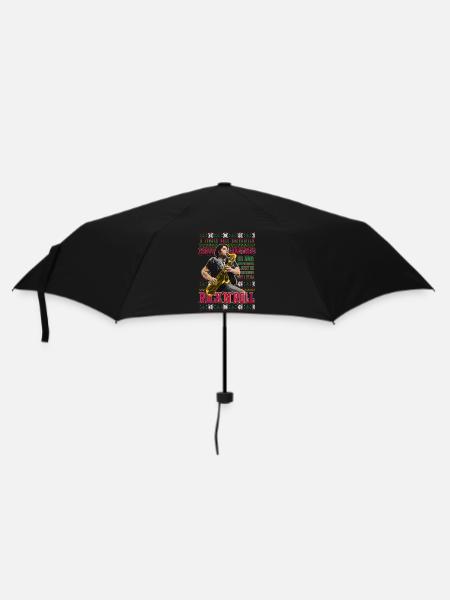 Jingle Bell Rockabilly Xmas RHPS Eddie - Umbrella (small) - black