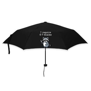 6-7 Refroidisseur de mèmes Internet 6 7 Raton laveur - Parapluie standard - noir - Devant