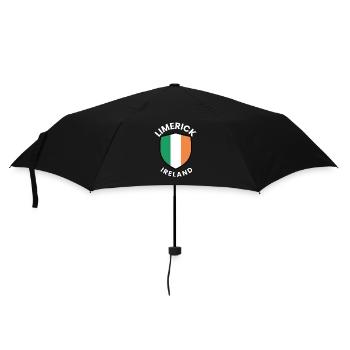 Drapeau irlandais de Limerick - Parapluie standard - noir - Devant