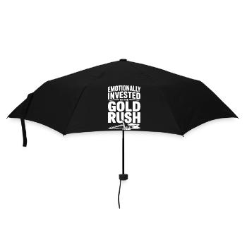 Emotionally Invested in the Gold Rush - Umbrella (small) - black - Front