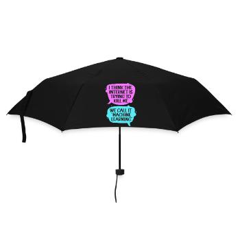 Programmeur GPT Coder - Parapluie standard - noir - Devant