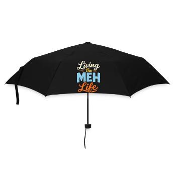 Sarcasme – Profiter pleinement de la vie – L - Parapluie standard - noir - Devant