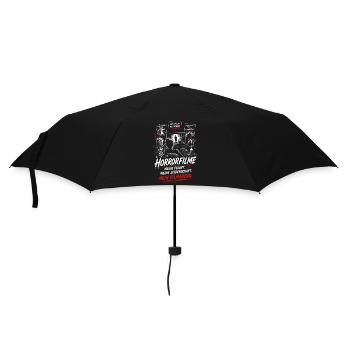 Horror Filme Nacht Leidenschaft Design - Regenschirm (klein) - Schwarz - Vorne
