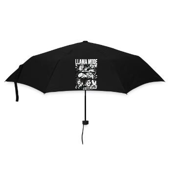 No Drama Llama Comic Vibes - Umbrella (small) - black - Front