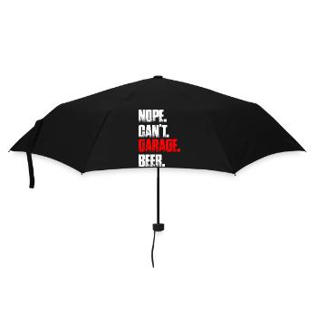 Non, je ne peux pas faire de garage de bière Amoureux de voitures Mécanicien automobile - Parapluie standard - noir - Devant