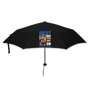 Best Buddy Ever Dog Lover Design - Regenschirm (klein) - Schwarz - Vorne