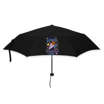 Schulkind Einschulung - Bald ein Schulkind - Regenschirm (klein) - Schwarz - Vorne