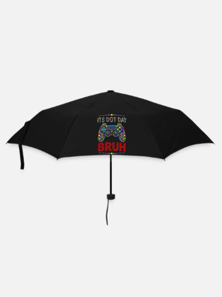 Its Dot Day Bruh Gaming  - Regenschirm (klein) - Schwarz