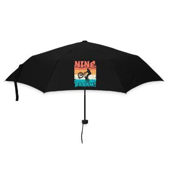 9th birthday Bmx 9 years gift - Umbrella (small) - black - Front