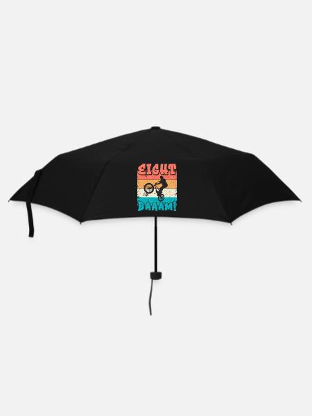 8 Geburtstag Bmx 8 Jahre Geschenk - Regenschirm (klein) - Schwarz