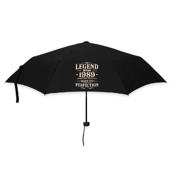 Legend Since 1989 Vintage Born Birthday - Umbrella (small) - black - Front