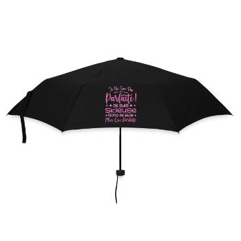 Une Skieuse plus que parfaite, métier de rêve - Parapluie standard - noir - Devant