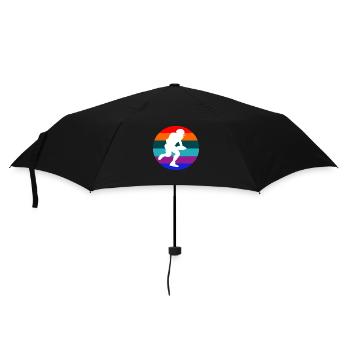 American football - Umbrella (small) - black - Front