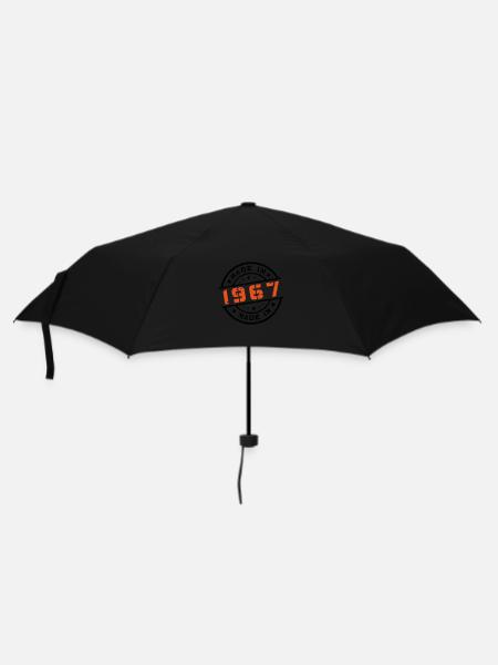Anniversaire de naissance Born En 1967 - Made in 1967 - Parapluie standard - noir