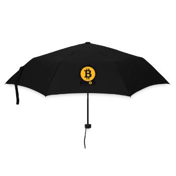 Bitcoin Logo - Crypto Fan - Cryptocurrency Bitcoin - Parapluie standard - noir - Devant