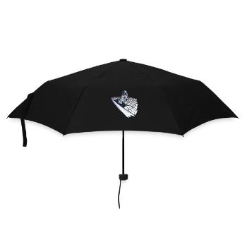 Leertaste - Regenschirm (klein) - Schwarz - Vorne