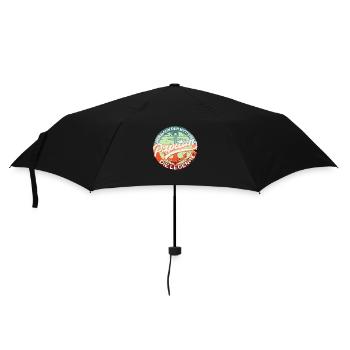 Papitän - Die Legende - Retro - Regenschirm (klein) - Schwarz - Vorne