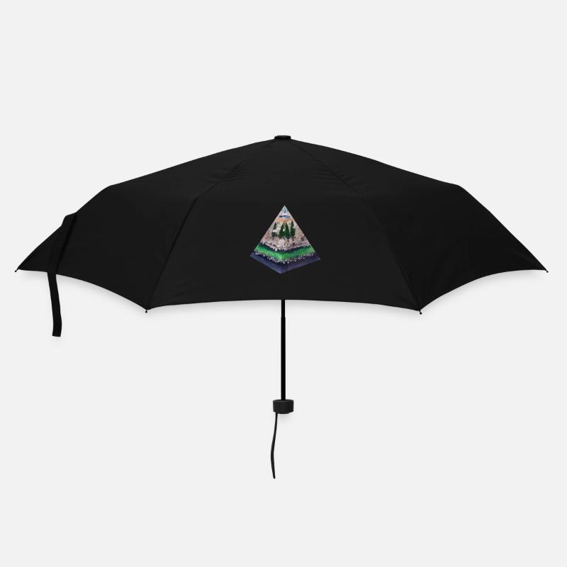 Tree circle of the intergalactic connection - Umbrella (small) - black