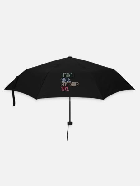 Legende seit September 1973 - Regenschirm (klein) - Schwarz