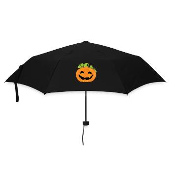 Pumpkin Halloween cute - Umbrella (small) - black - Front