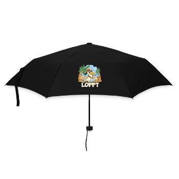 Loppt Bird - Regenschirm (klein) - Schwarz - Vorne