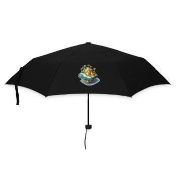 Cadeau 3D de l’île - Parapluie standard - noir - Devant