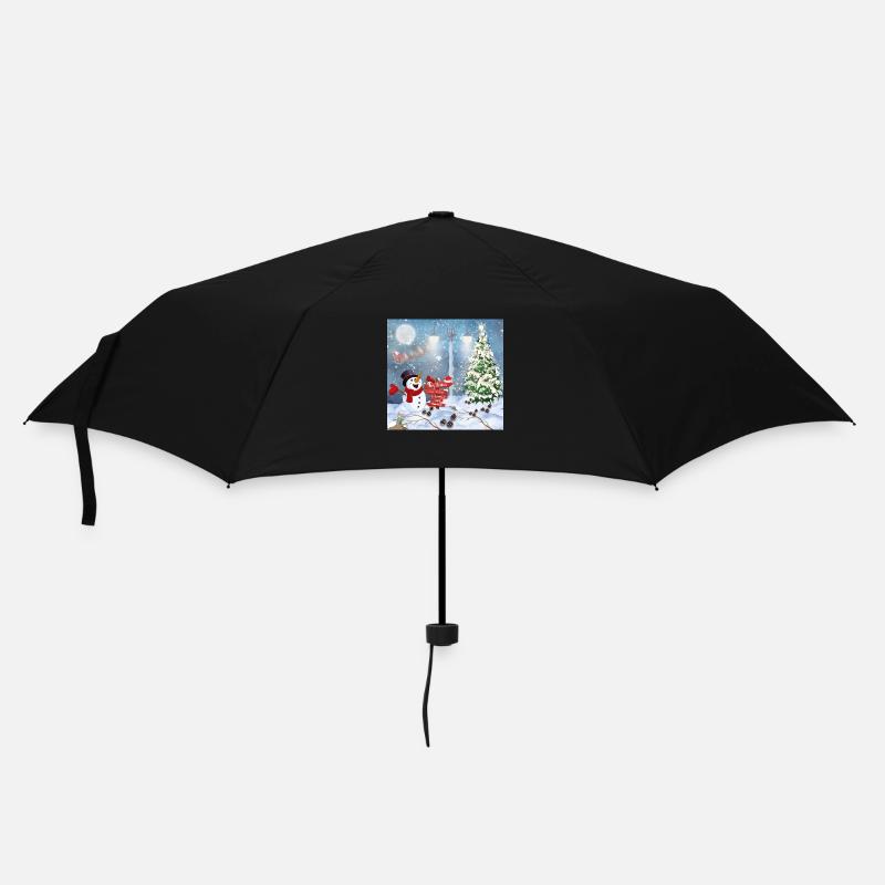 merry Christmas - Umbrella (small) - black