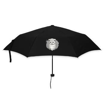 Renard blanc - Parapluie standard - noir - Devant