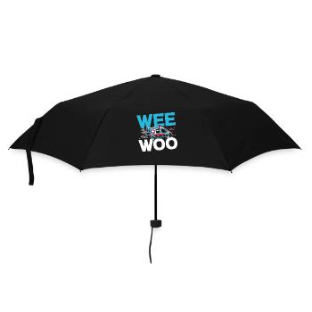 Wee Woo Ambulance Driver Paramedics EMS Paramedic - Umbrella (small) - black - Front