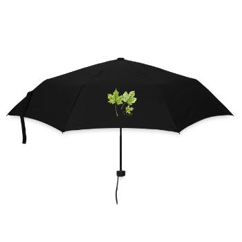 Maple Leaves - Umbrella (small) - black - Front