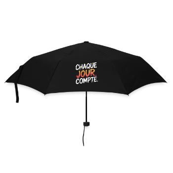 Chaque jour compte - Parapluie standard - noir - Devant