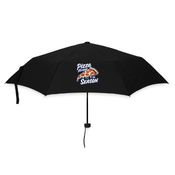 Pizza always in season - Italian fast food - Umbrella (small) - black - Front