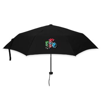 Poker - Umbrella (small) - black - Front