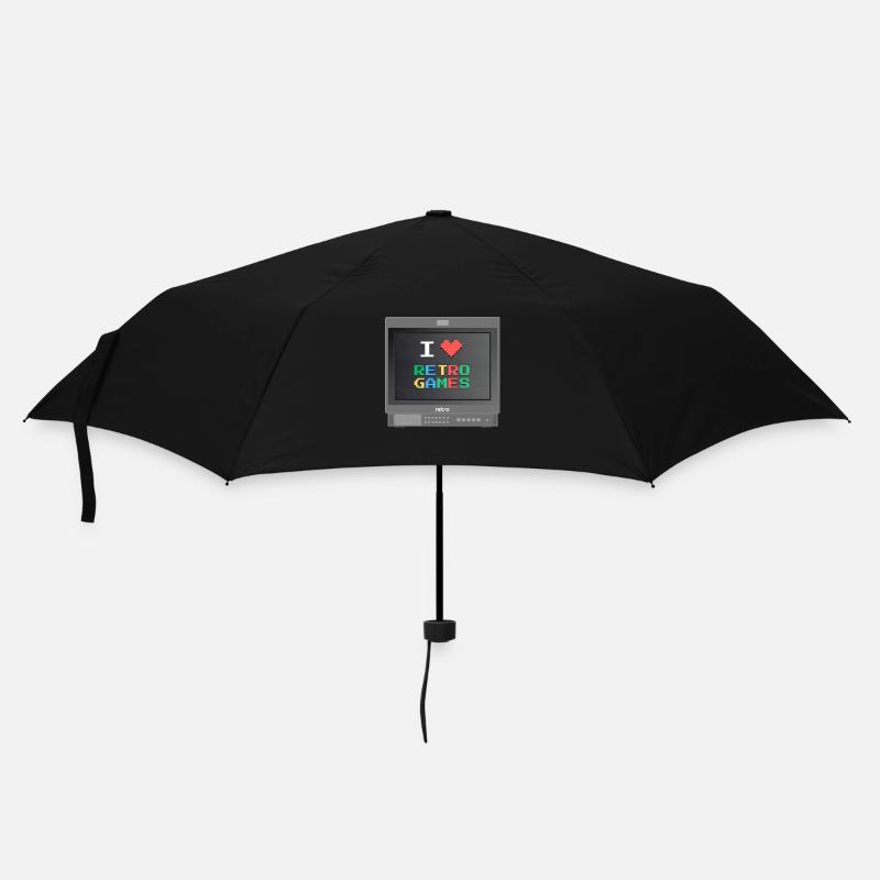 PVM Lover - Retrogames (Noir) - Parapluie standard - noir