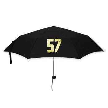 57 Number Vintage - Umbrella (small) - black - Front