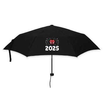 Neujahr 2025 Boxer Sport Kraft Gym Athlet - Regenschirm (klein) - Schwarz - Vorne