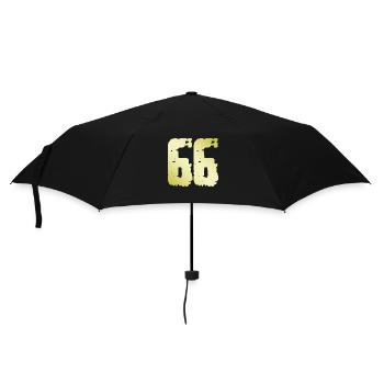 66 Number Vintage - Umbrella (small) - black - Front