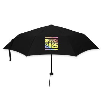 Grèce 2025 Coloré - Parapluie standard - noir - Devant
