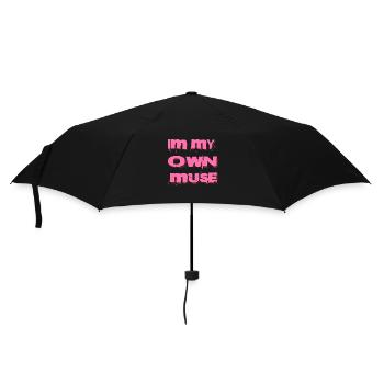 I'm My Own Inspiration – Grunge Empowerment - Regenschirm (klein) - Schwarz - Vorne