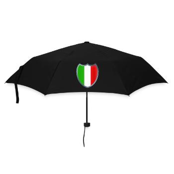 Italy (Italien_Wappen) - Regenschirm (klein) - Schwarz - Vorne