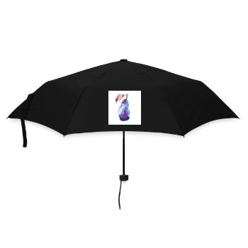 Birne in Pastellfarben Zusammenfassung - Regenschirm (klein) - Schwarz - Vorne