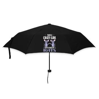 Rat sayings | Domestic Rat Rodents Gift Ideas - Umbrella (small) - black - Front