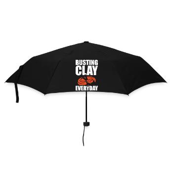 Clay pigeon shooting | Shooting Sports Sagittarius Gifts - Umbrella (small) - black - Front