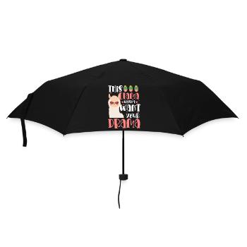 Kamel Flauschig Drama Züchter - Regenschirm (klein) - Schwarz - Vorne