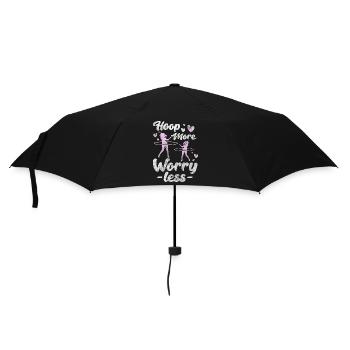 Reifen Hula Home Workout Spaß - Regenschirm (klein) - Schwarz - Vorne