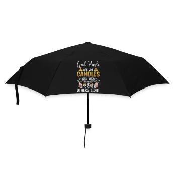 Kerze Dekoration Romantisch Leidenschaft - Regenschirm (klein) - Schwarz - Vorne